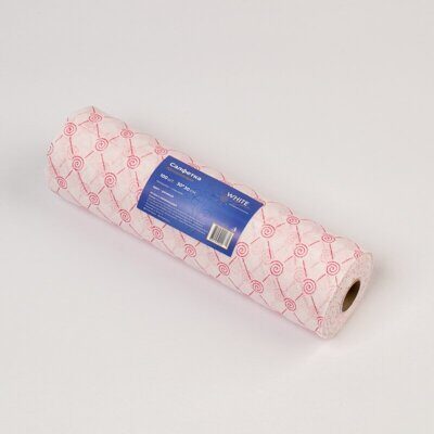 Салфетки рулон 30*30 Спанлейс 50 Розовый (100 шт.) "White Line"
