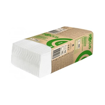 Полотенца FOCUS ECO V сложение, 1 сл, 23*23 см, 250 листов/ 5083741